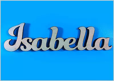 Personalised Custom MDF MEDIUM LARGE Wooden Name Plaque Sign Wedding Birthday • $11