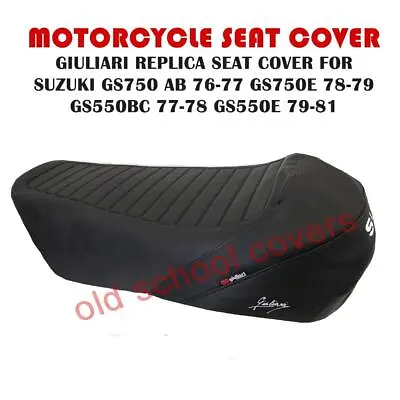 Giuliari 2/4 Style Seat Cover Suzuki Gs550 Bc Gs550e 77-81 Gs750 Ab Gs750e 76-79 • £64.99