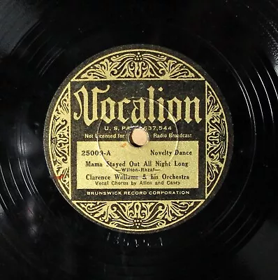 Clarence Williams VOCALION 25009 V • $19.99