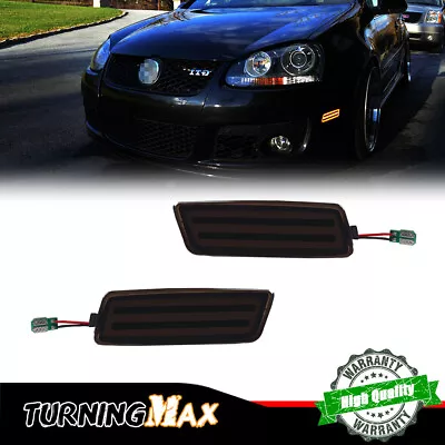 LED Amber Yellow Side Marker Turn Signals For 2006-2009 VW MK5 Golf/GTI -Smoke • $24.99