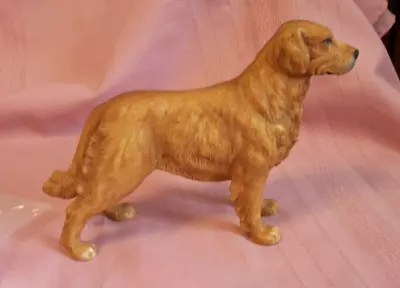 $10 • Buy Andrea Sadek  Golden Labradore Dog Figurine  #7733 Made In Japan 8 Inch Long