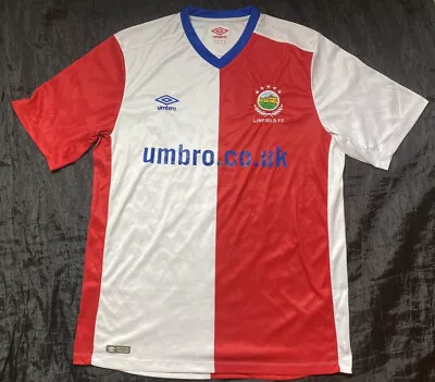 LINFIELD FC BELFAST Away Shirt Jersey UMBRO 2018/2019 Northern Ireland Adult XL • £49