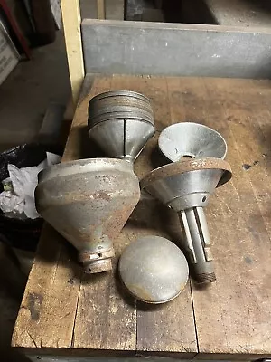 Antique Old Delaval Cream Separator Farm Milk Drain Bowl Metal Cups Parts Lot • $99.99