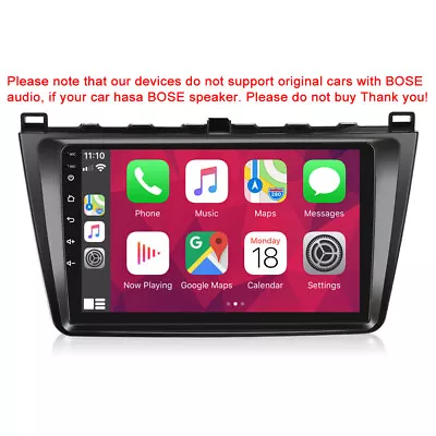 Android 12 32GB Car Stereo Radio GPS Navi Carplay For Mazda 6 Rui Wing 2008-2015 • $118.99