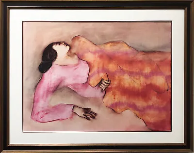 R.C. Gorman  Miss January-Reclining Woman  New Framed Lithograph SW • $299.99