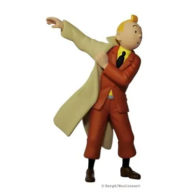 Tintin Trenchcoat Plastic Figurines New Official Moulinsart Product New • $12.99