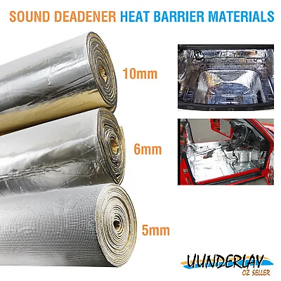 $241.78 • Buy Sound Deadener Insulation Dampening Noisy Proof Heat Shield Auto Home Insulation