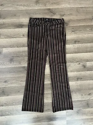 Vintage VTG Y2K - Women’s Size 7 Multicolor Striped Trouser Pants LEI Grunge • $59.99