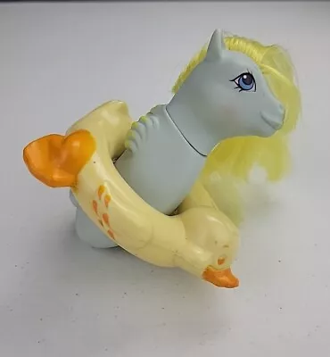 Vintage G1 My Little Pony Tiny Bubbles And Duck Float Vtg MLP Baby Sea Pony • $30