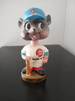  Bobble Head Vintage Old Chicago Cubs With Baseball Bat • $59.95