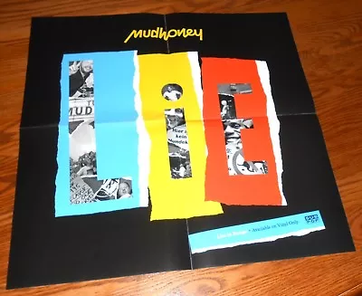 Mudhoney Live In Europe Poster Promo Original 21x21 • $28.95