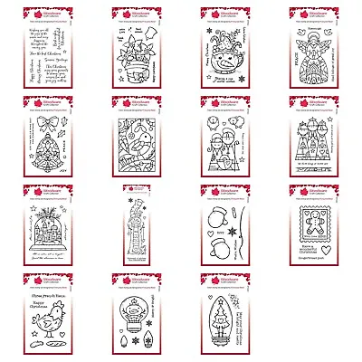 £4.50 • Buy Woodware Festive Christmas Clear Stamps - Francoise Read - DISCOUNT - XMAS 22