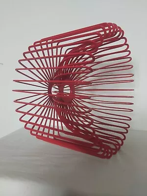 IKEA Trådig Red Wire Fruit Basket/Pendant Lampshade By Ehlen Johansson • £65
