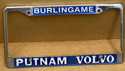 Rare Volvo Putnam ( Burlingame Ca. ) License Plate Frame-vintage • $68.88