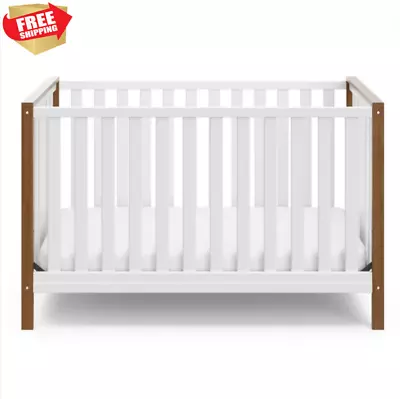 Cunas Para Bebes 4 En 1 Convertible Cama Para Niños Marco Baby Crib White Drift • $229.97