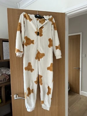£5 • Buy Marks And Spencer Kids' Spencer Bear Bodysuit (12-13yrs) All In One Pj  Fleece