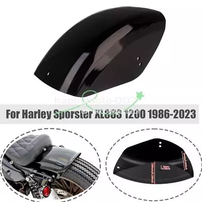 Gloss Black Rear Fender Mudguard For Harley Sportster Iron XL883 1200 48 72 US • $81.99