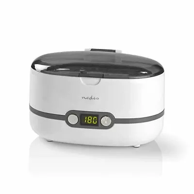 Nedis 600ml Ultrasonic Cleaner Ultra Sonic Bath Jewellery Cleaning Tank • £49.92