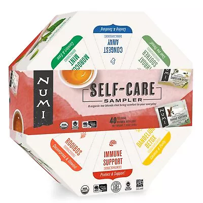 Numi Organic Tea Self-Care Sampler Herbal Tea Gift Set 40 Tea Bags Assortment • $58.56