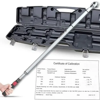 3/4 100-600 Ft Lb Torque Wrench 3/4 Torque Wrench Drive 600lb Professional • $240.91