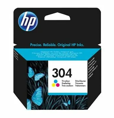 £18.99 • Buy HP 304 Black And Colour Ink Cartridges For DeskJet 2622 Printer  **FAST POST**