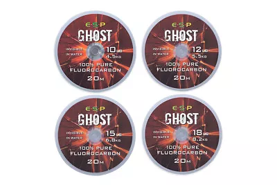 £9.45 • Buy ESP Carp Fishing Ghost Fluorocarbon - All Sizes