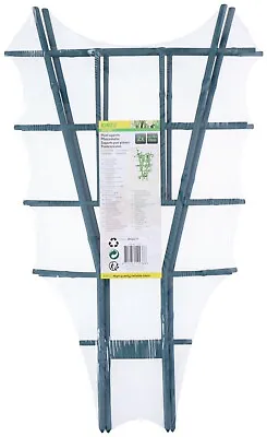 2 Plant Support Trellis Connectable Green Plastic Wall Climbing Plants Trellises • £5.99