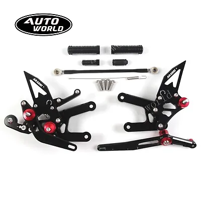 Quick Shift Racing Rearsets Footrest Foot Pegs For Yamaha YZF R6 2006 - 2016 • $146.29