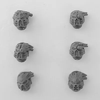 Chaos Space Marine Havocs Heads (Set Of 6) Warhammer 40K • £2.57