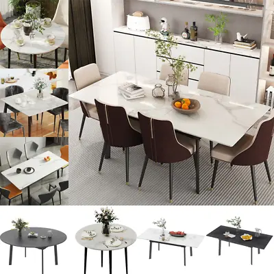 ALL Strong Marble Kitchen Dining Table Extendable Canteen Table Lifting Table AU • $275.90