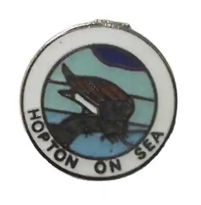 Hopton On Sea Norfolk Near Great Yarmouth Quality Enamel Lapel Pin Badge • £6.99