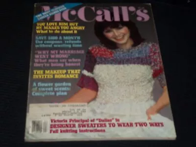 1982 April Mccall's Magazine - Victoria Principal Front Cover - E 597 • $30