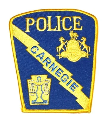 CARNEGIE PENNSYLVANIA PA Sheriff Police Patch KEYSTONE STATE SEAL BANNER  • $3.99