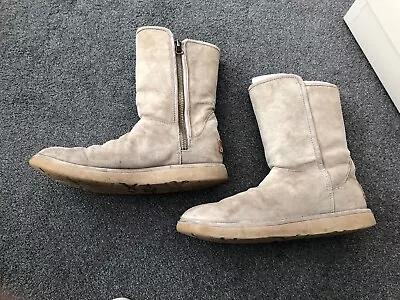 UGG  W ABREE SHORT II Boots Suede Zip Sheepskin 1016589 W/SLA Women SayUk 5. (4) • £4.99