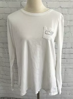 Vineyard Vines Women's Long Sleeve Whale Pocket T-Shirt XL • $14.99