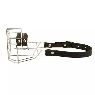 £55.08 • Buy Small Dog Muzzle Mini Schnauzer Size Soft Padded Wire Basket Allows Drinking