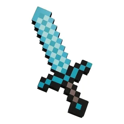 Minecraft Foam Diamond Sword - Cosplay Costume Accessory 24  Prop • $19.95