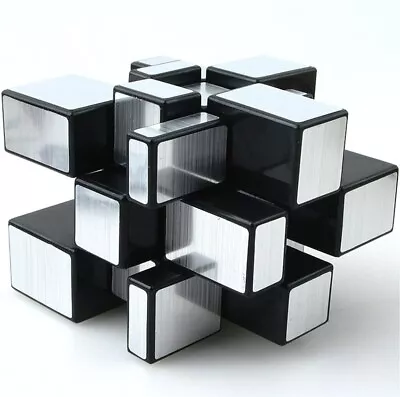 Mirror Speed Magic Cube 3X3 Puzzle For Children & Adults Silver • $12.25