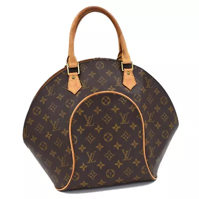 £332.18 • Buy Auth LOUIS VUITTON Monogram Ellipse MM M51126 Hand Bag Brown Canvas A-w29
