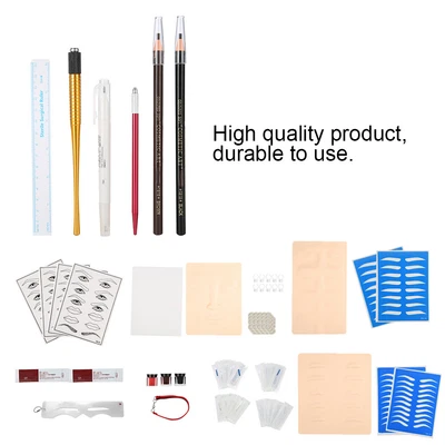 £38.50 • Buy Microblading Permanent Makeup Tool Kit Eyebrow Tattoo Practice Tattoo Needl LEL