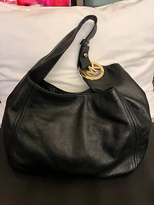 Michael Kors Fulton Large Pebbled Leather Shoulder Bag  • $85