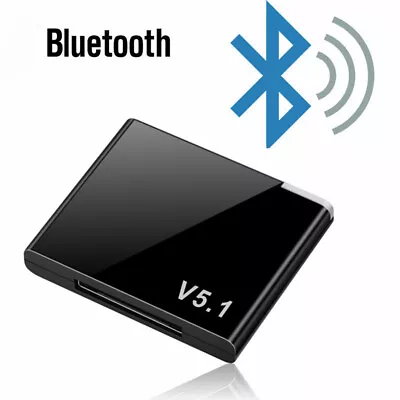 $14.99 • Buy Bluetooth 5.1 Music Audio Adapter Receiver 30 Pin Dock Speaker For IPhone IPod