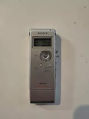 Sony Stereo Digital Voice Recorder IC Recorder ICD-SX46 MP3 Works Tested No Mic • $15