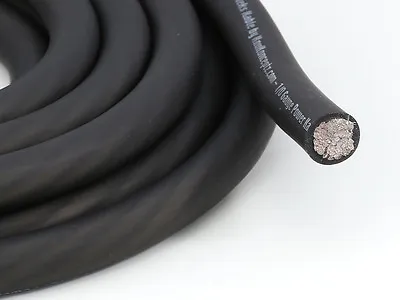 KnuKonceptz Kolossus Flex 1/0 Gauge Black OFC Power Wire Tinned Copper Cable AWG • $119.99