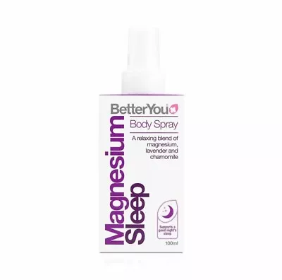 🌟 BetterYou Magnesium Sleep Body Spray 100ml Lavender Relax Brand New In Box • £10.99