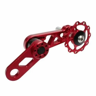 $16.42 • Buy Aluminium Single Speed Rear Chain Tensioner Converter Guide MTB Folding Bicycle