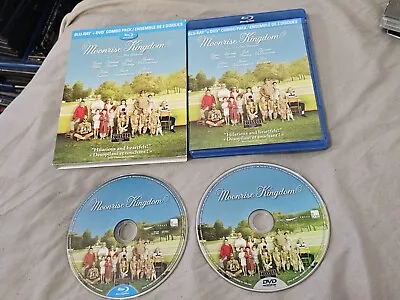 Moonrise Kingdom (Blu-ray + DVD 2012 2-Disc Set) Slipcover Bruce Willis  • $11.63