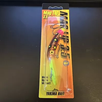 MAG LIP 3.5 Yakima Bait  Legally Hooked  Diving Plug Salmon Fish Y-code Y138 • $13.99