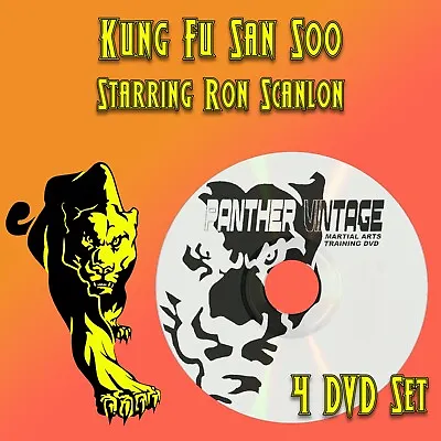 Kung Fu San Soo Starring Ron Scanlon (4 DVD Set) • $24.95