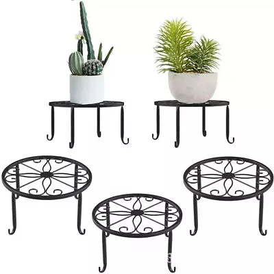Metal Potted Plant Stands Rustproof Potted Holder Heavy Duty Garden Container US • $5.99